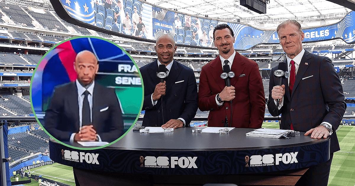 Анри Fox Sports студиясында Ибрагимовичтің сөзінен кейін таңғалыстан көзін бақырайтты. Француздың реакциясы қайтадан мемге айналды