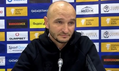 «Каспий» бапкері «Астанамен» тең түскеннен кейін мәлімдеме жасады