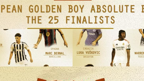 Golden Boy-2026 сыйлығына 25 финалист жарияланды