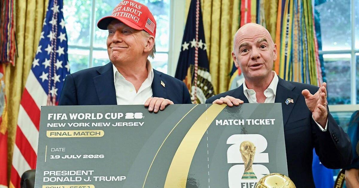 Инфантино - Трампқа: «2026 жылғы әлем чемпионаты - барлық уақыттағы ең ұлы әлеуметтік және мәдени оқиға. Ақ үй қауіпсіз әрі қуанышты атмосфера қалыптастыруға үлес қосты»