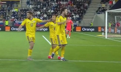 Словакия мен Қазақстан үзіліске дейін бір-бір голдан соқты
